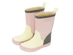 Bundgaard Charly gummistøvle gul/rosa/grøn